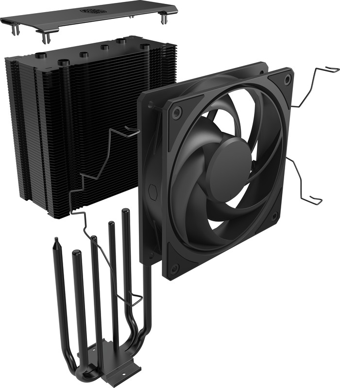 Cooler Master Hyper 212 3DHP Schwarz visueller lieferant