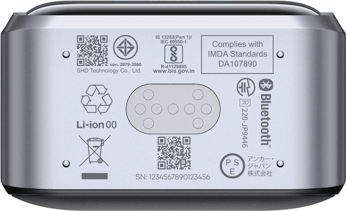 Anker Prime Powerbank 26.750 mAh mit Schnellladefunktion Schwarz unten