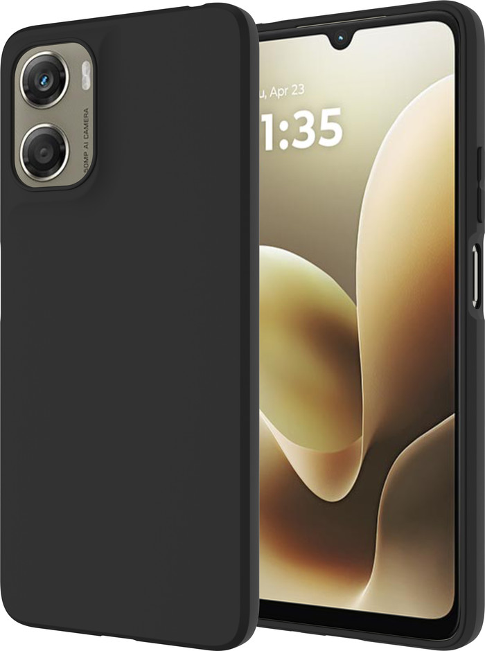 Just in Case Soft Design Motorola Moto G06 Backcover Schwarz vorne