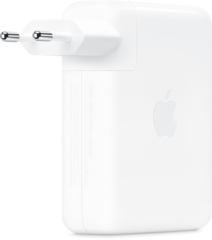 Apple 140 W USB-C Power Adapter Weiß rückseite