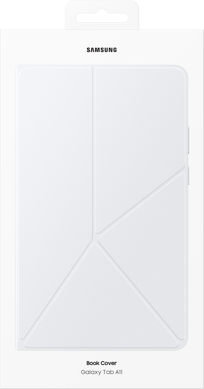 Samsung Galaxy Tab A11 Book Case Weiß verpackung