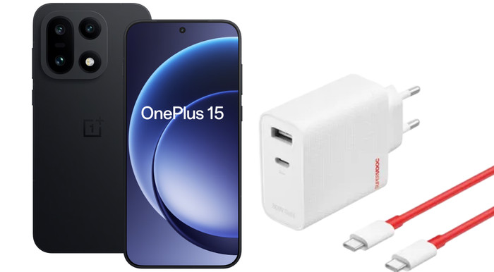 OnePlus 15 512GB Schwarz 5G + OnePlus SuperVOOC Ladegerät 120 W + USB-C-Kabel Main Image