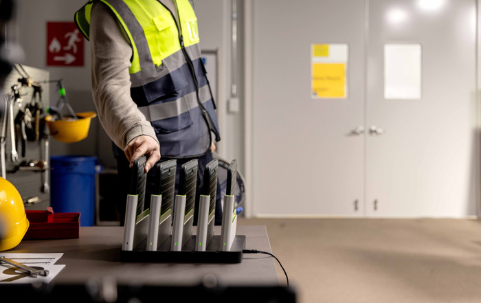 Samsung Galaxy Tab Active5 Pro 10,1 Zoll 256GB Wi-Fi + 5G produkt in gebrauch