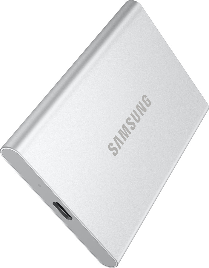 Samsung T7 Resurrected Portable SSD 4TB linke seite
