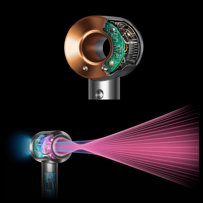 Dyson Supersonic Origin Nickel/Kupfer visueller lieferant