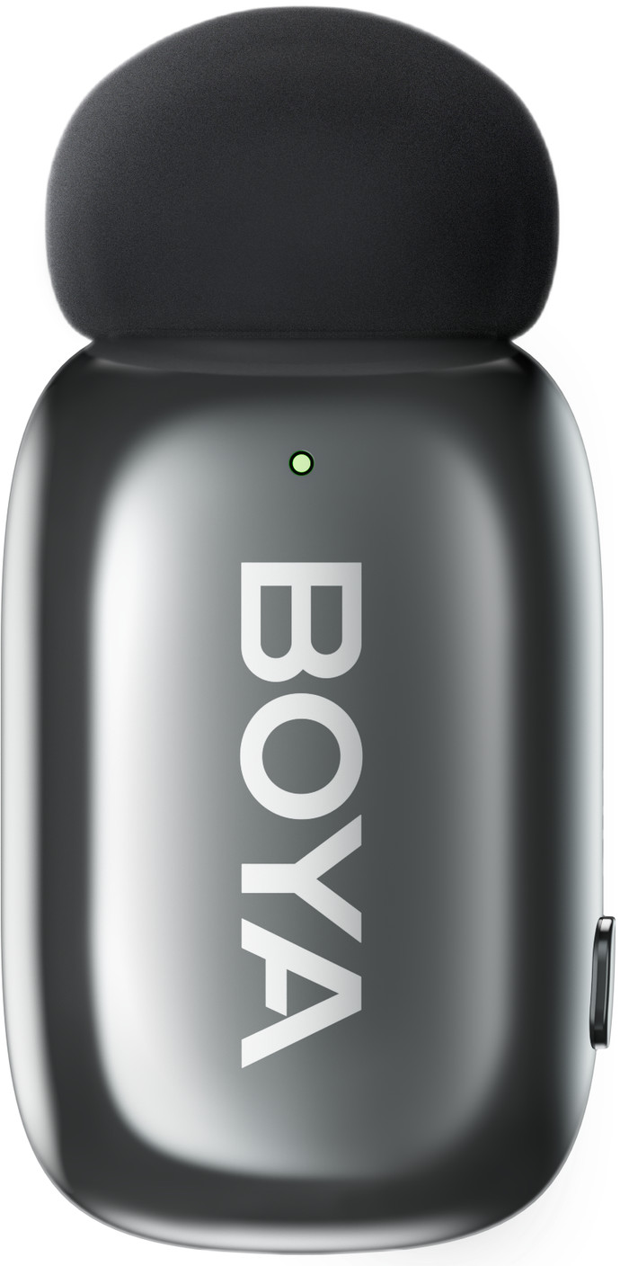 Boya Mini 2 Grau für USB-C und Lightning vorne