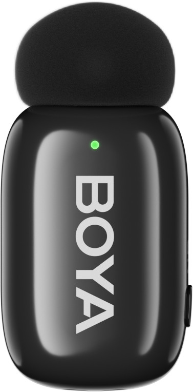 Boya Mini 2 Schwarz für USB-C und Lightning vorne