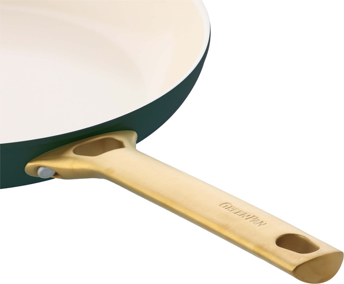 GreenPan Padova Topf- und Pfannenset 10-teilig Pine Green detail