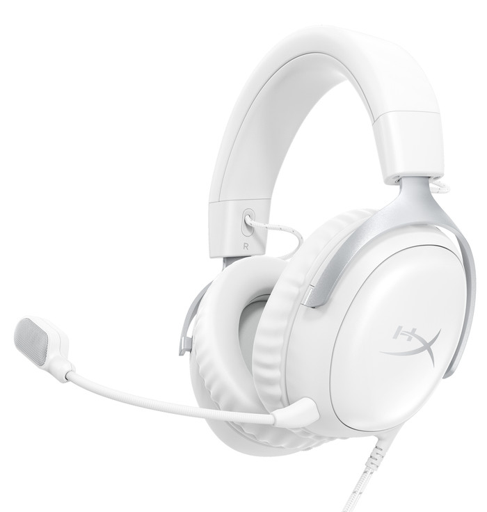 HyperX Cloud III Wired Gaming-Headset - Weiß (PC, PS5, Xbox Series X/S) Main Image