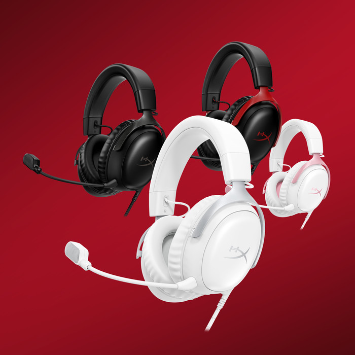 HyperX Cloud III Wired Gaming-Headset - Weiß (PC, PS5, Xbox Series X/S) visueller lieferant