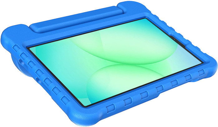 BlueBuilt Samsung Galaxy Tab A11 Kids Cover Blau linke seite