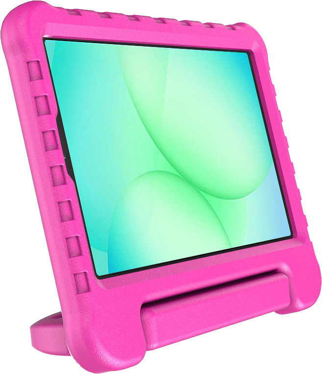 BlueBuilt Samsung Galaxy Tab A11 Kids Cover Rosa linke seite