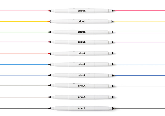 Cricut Explore/Maker Dual-Sided Markers Ultimate 20-pack product in use