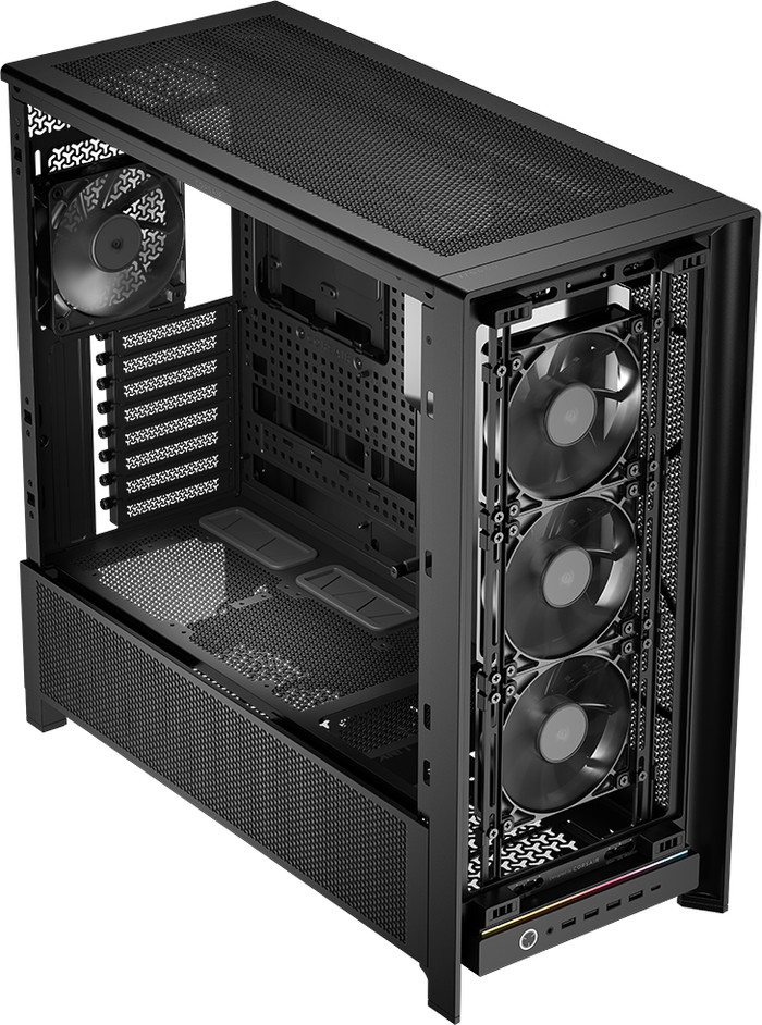 CORSAIR FRAME 5000D RS Schwarz oberseite