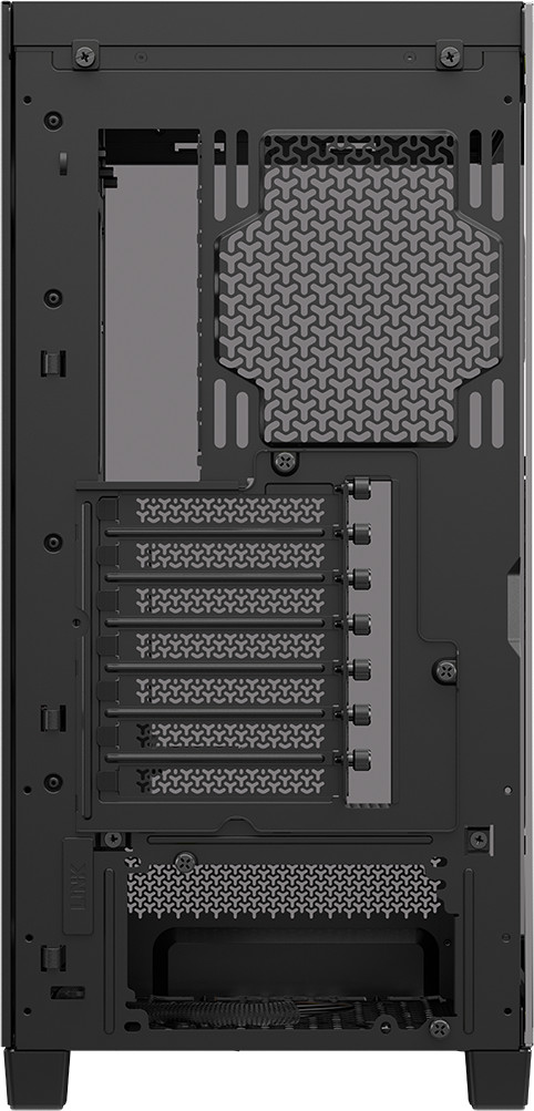 CORSAIR FRAME 4500X RS-R ARGB Schwarz rückseite