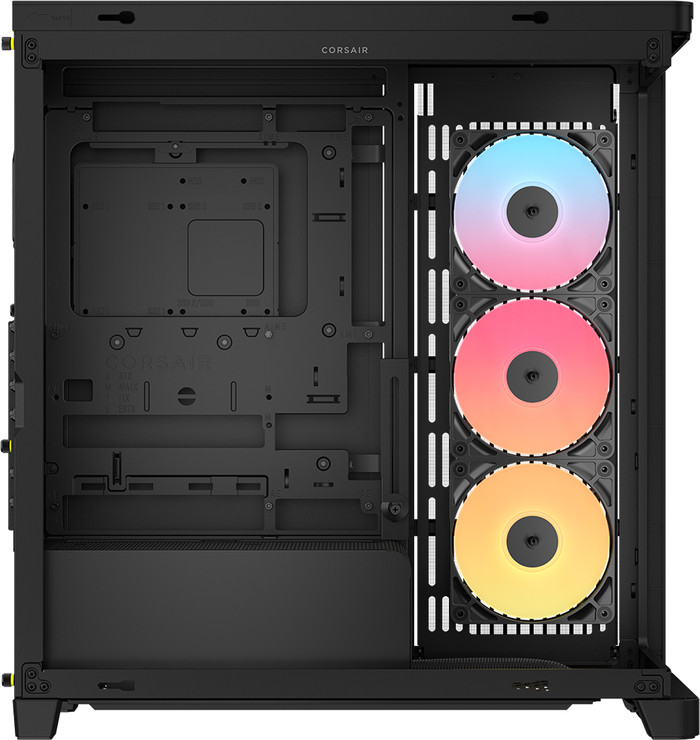 CORSAIR FRAME 4500X RS-R ARGB Schwarz linke seite