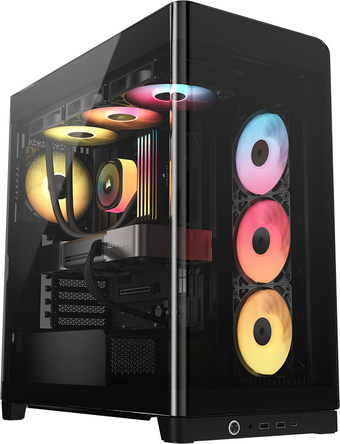 CORSAIR FRAME 4500X RS-R ARGB Schwarz linke seite
