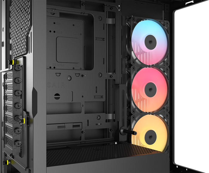 CORSAIR FRAME 4500X RS-R ARGB Schwarz linke seite