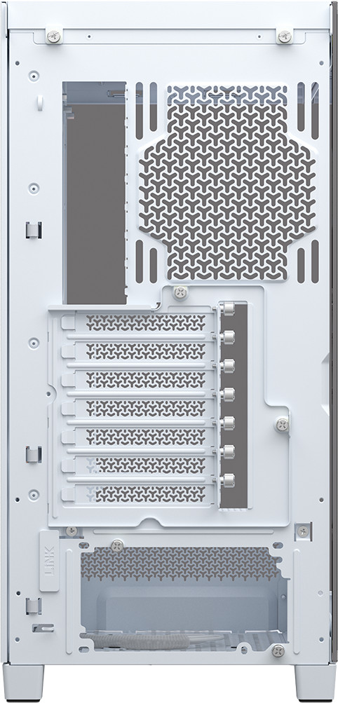 CORSAIR FRAME 4500X RS-R ARGB Weiß rückseite