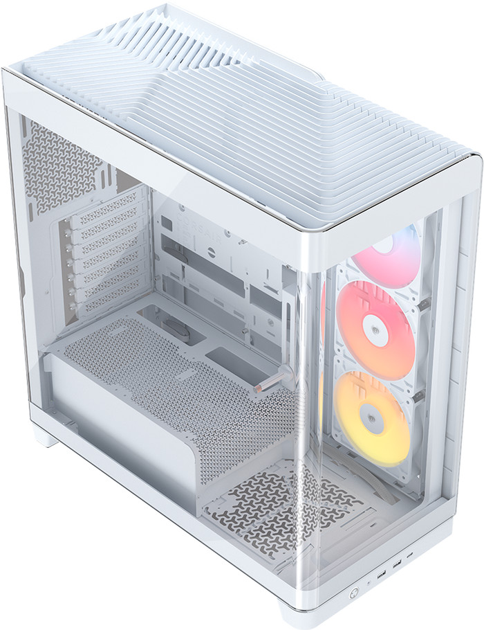 CORSAIR FRAME 4500X RS-R ARGB Weiß oberseite