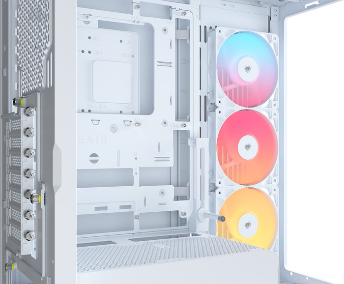 CORSAIR FRAME 4500X RS-R ARGB Weiß linke seite
