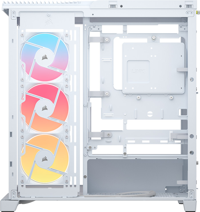 CORSAIR FRAME 4500X RS-R ARGB Weiß rechte seite