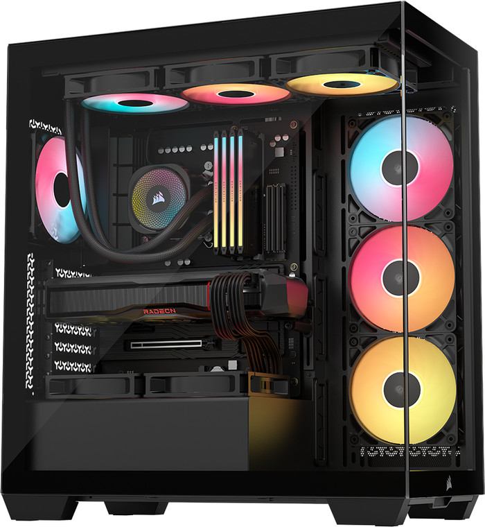 CORSAIR 3500X RS-R ARGB Schwarz produkt in gebrauch