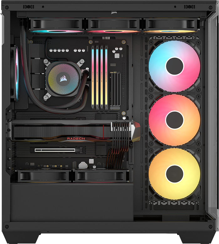 CORSAIR 3500X RS-R ARGB Schwarz linke seite