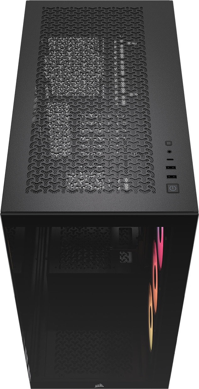 CORSAIR 3500X RS-R ARGB Schwarz oberseite