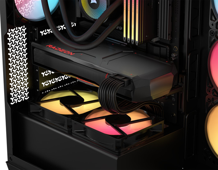 CORSAIR 3500X RS-R ARGB Schwarz produkt in gebrauch