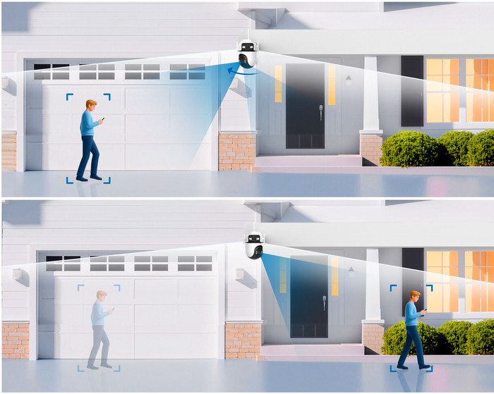 TP-Link Tapo C545D produkt in gebrauch