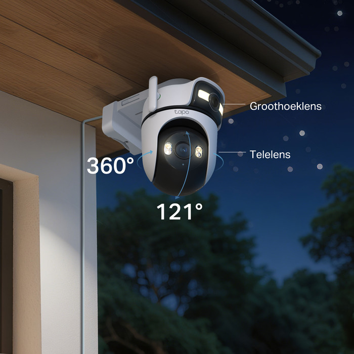 TP-Link Tapo C545D produkt in gebrauch