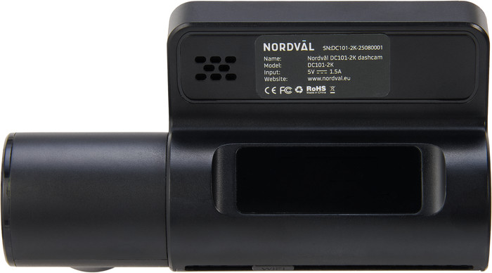 Nordval DC101-2K Dashcam rückseite