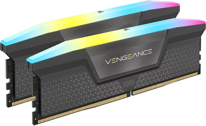 CORSAIR Vengeance RGB 64GB (2x 32GB) DDR5 DIMM 6.000 MT/s CL40 XMP rechte seite