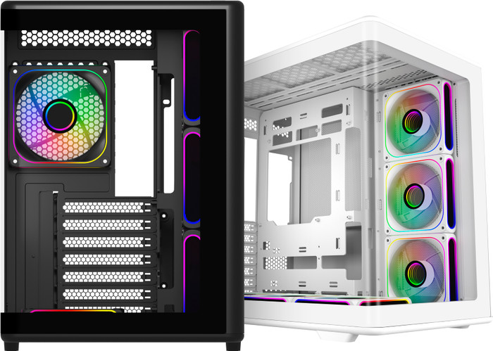 Cooler Master Elite 600 Schwarz ARGB vorne