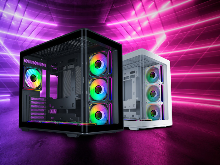 Cooler Master Elite 600 Schwarz ARGB produkt in gebrauch