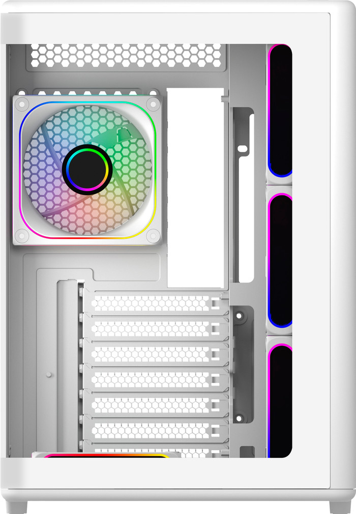 Cooler Master Elite 600 Weiß ARGB vorne