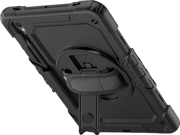 Just in Case Samsung Galaxy Tab S10 FE Plus Shockproof Case Schwarz rückseite