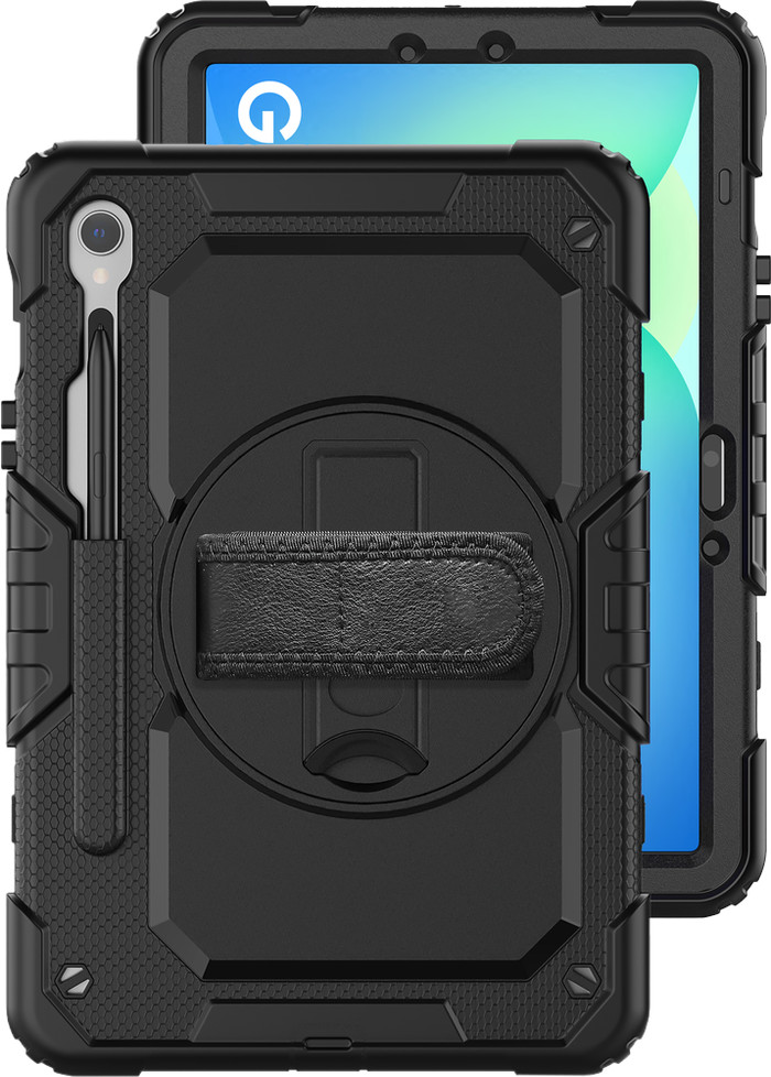 Just in Case Samsung Galaxy Tab S10 FE Plus Shockproof Case Schwarz Main Image