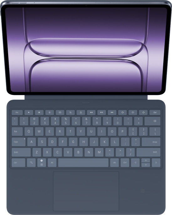 OnePlus Pad 3 Keyboard Cover QWERTY Blue top