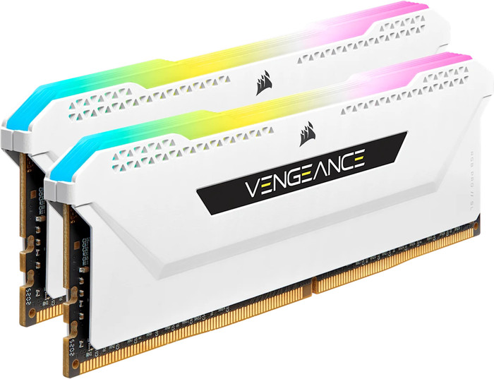 CORSAIR Vengeance RGB PRO SL Weiß 32GB (2x 16GB) DDR4 DIMM 3200 MHz C16 XMP rechte seite