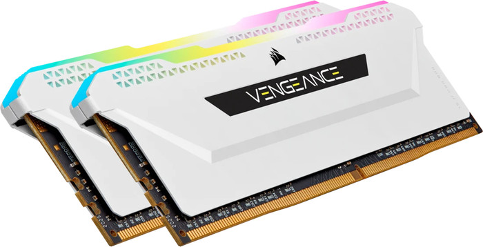 CORSAIR Vengeance RGB PRO SL Weiß 32GB (2x 16GB) DDR4 DIMM 3200 MHz C16 XMP rechte seite
