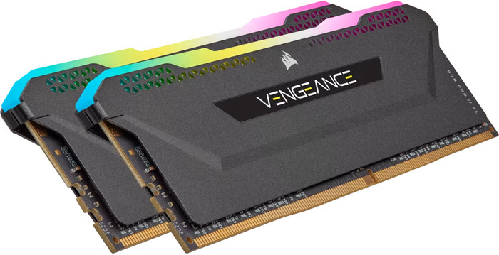 CORSAIR Vengeance RGB PRO SL 32GB (2x 16GB) DDR4 DIMM 3.200 MHz C16 XMP rechte seite