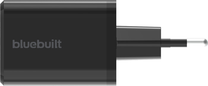 BlueBuilt Power-Delivery- und Quick-Charge-Ladegerät mit 3 USB-Anschlüssen 65 W Schwarz rechte seite