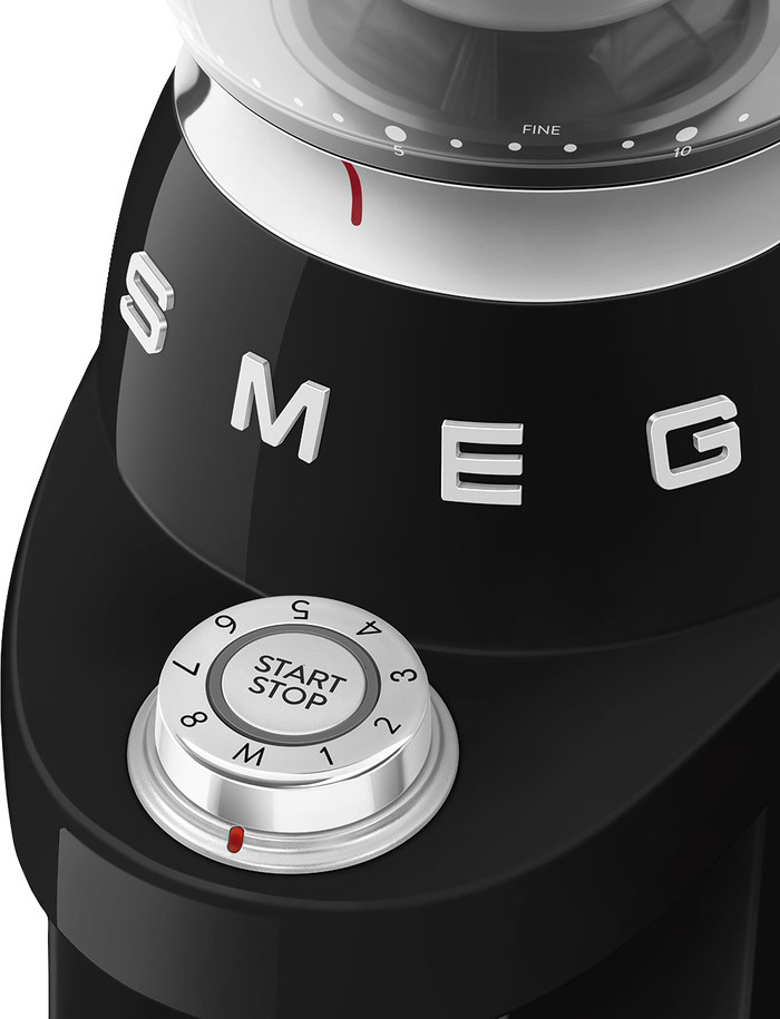 SMEG CGF03BLUE Schwarz detail