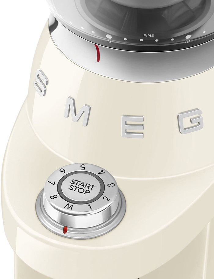 SMEG CGF03CREU Creme detail