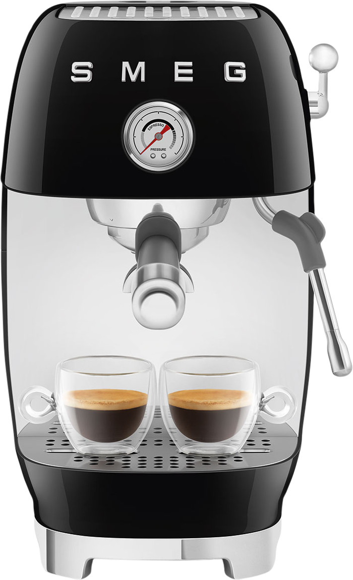 SMEG ECF03BLEU Schwarz vorne