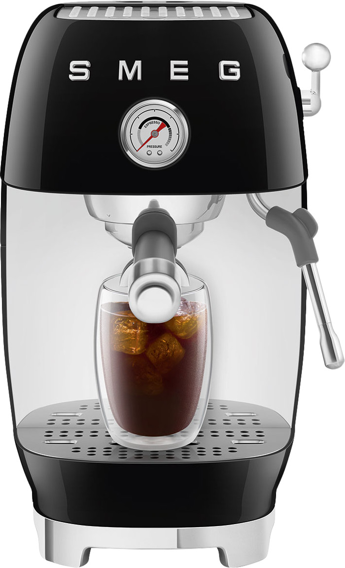 SMEG ECF03BLEU Schwarz vorne