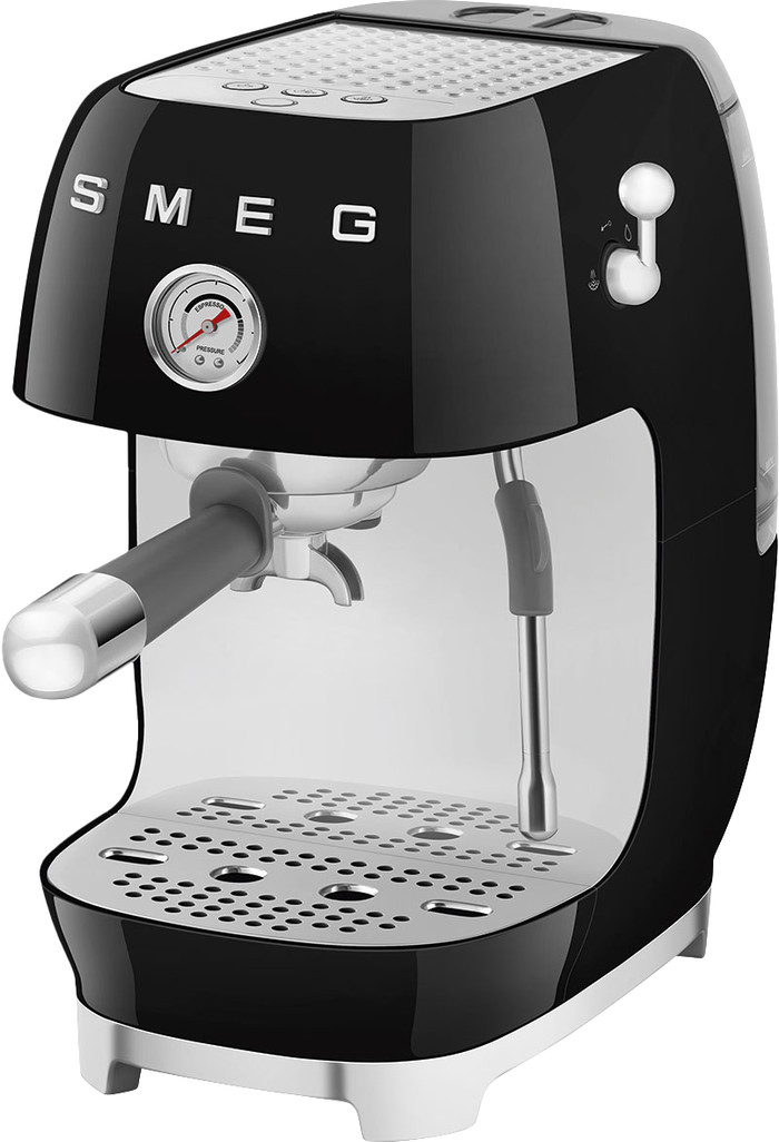 SMEG ECF03BLEU Schwarz rechte seite