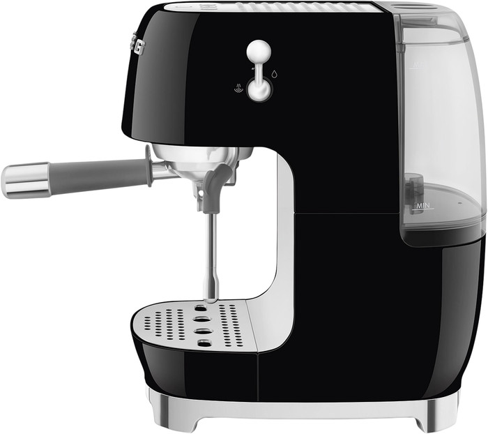 SMEG ECF03BLEU Schwarz rechte seite